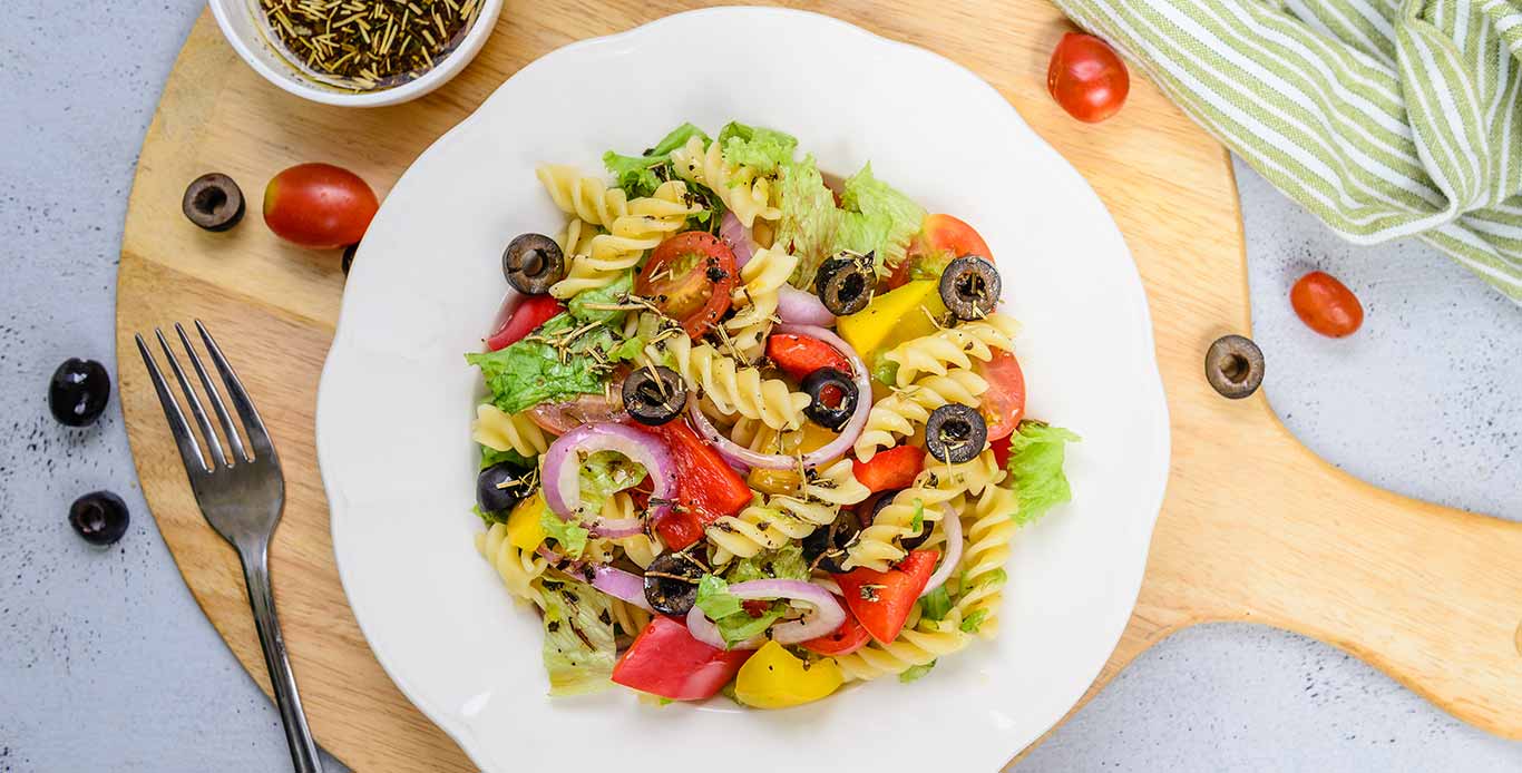Rainbow Pasta Salad